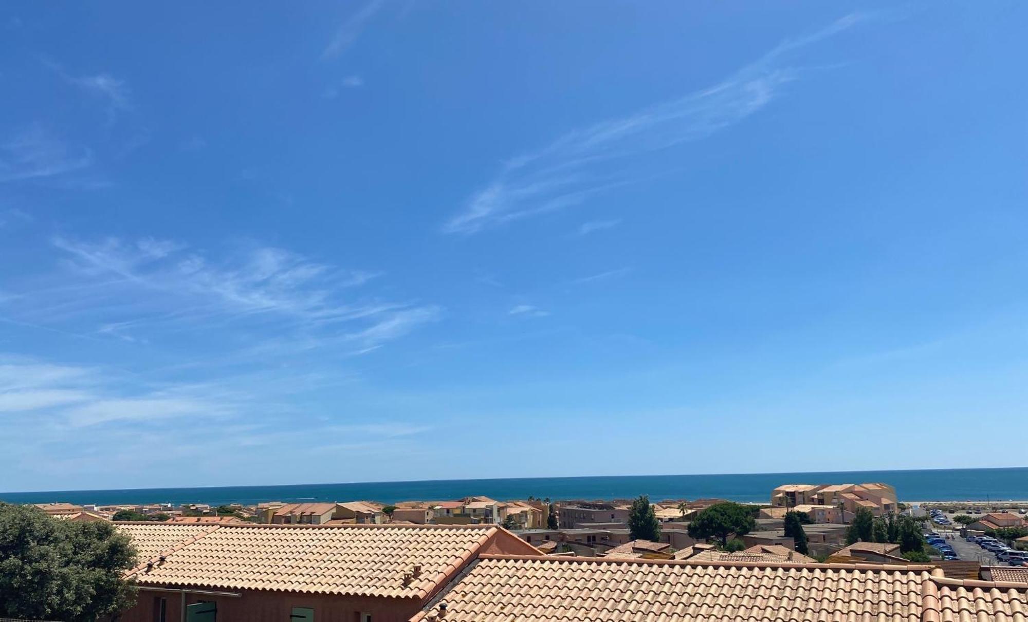 T3 Vue Mer Et Plage, Avec Wifi Et Parking Saint-Pierre-la-Mer  Ngoại thất bức ảnh
