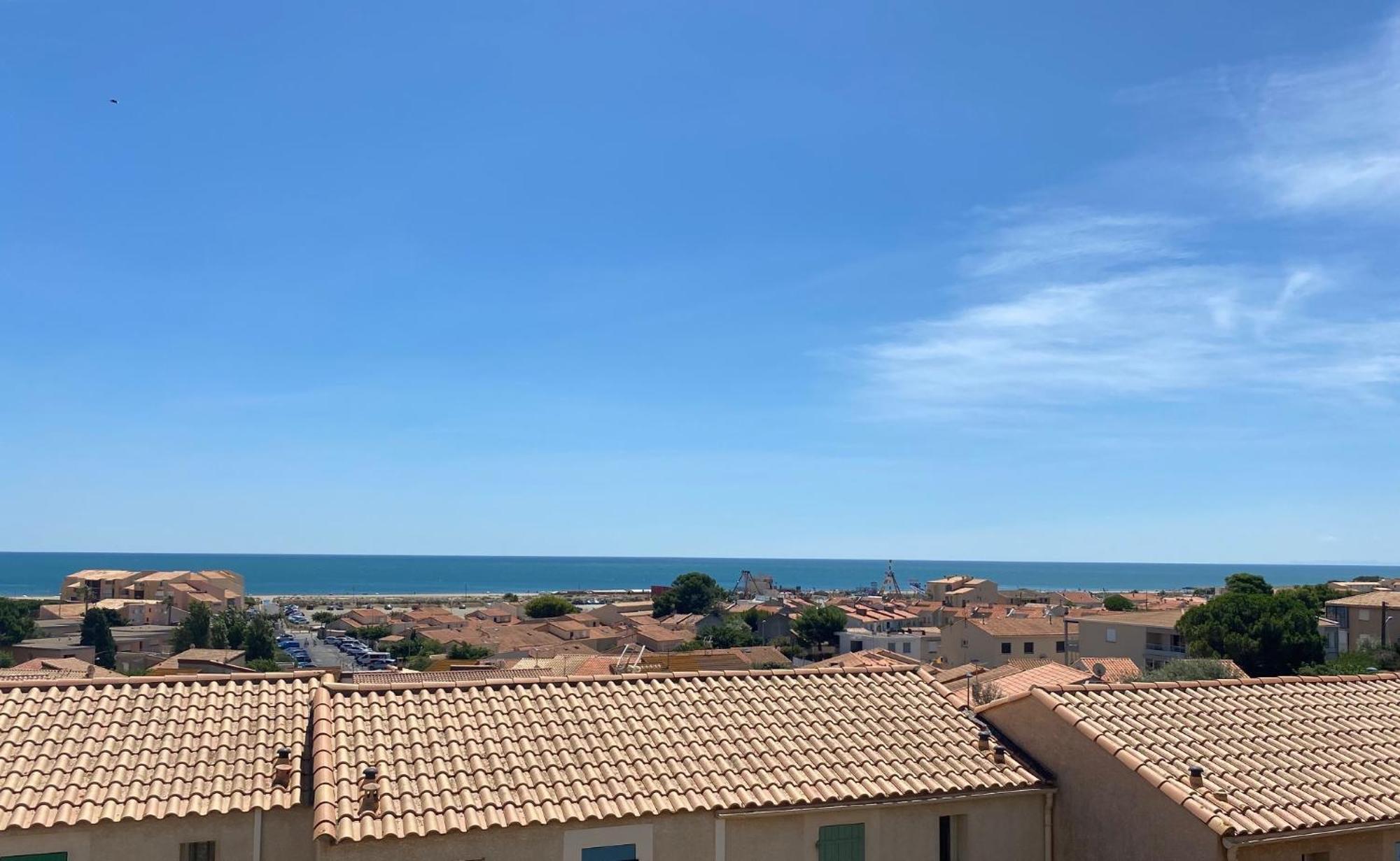 T3 Vue Mer Et Plage, Avec Wifi Et Parking Saint-Pierre-la-Mer  Ngoại thất bức ảnh