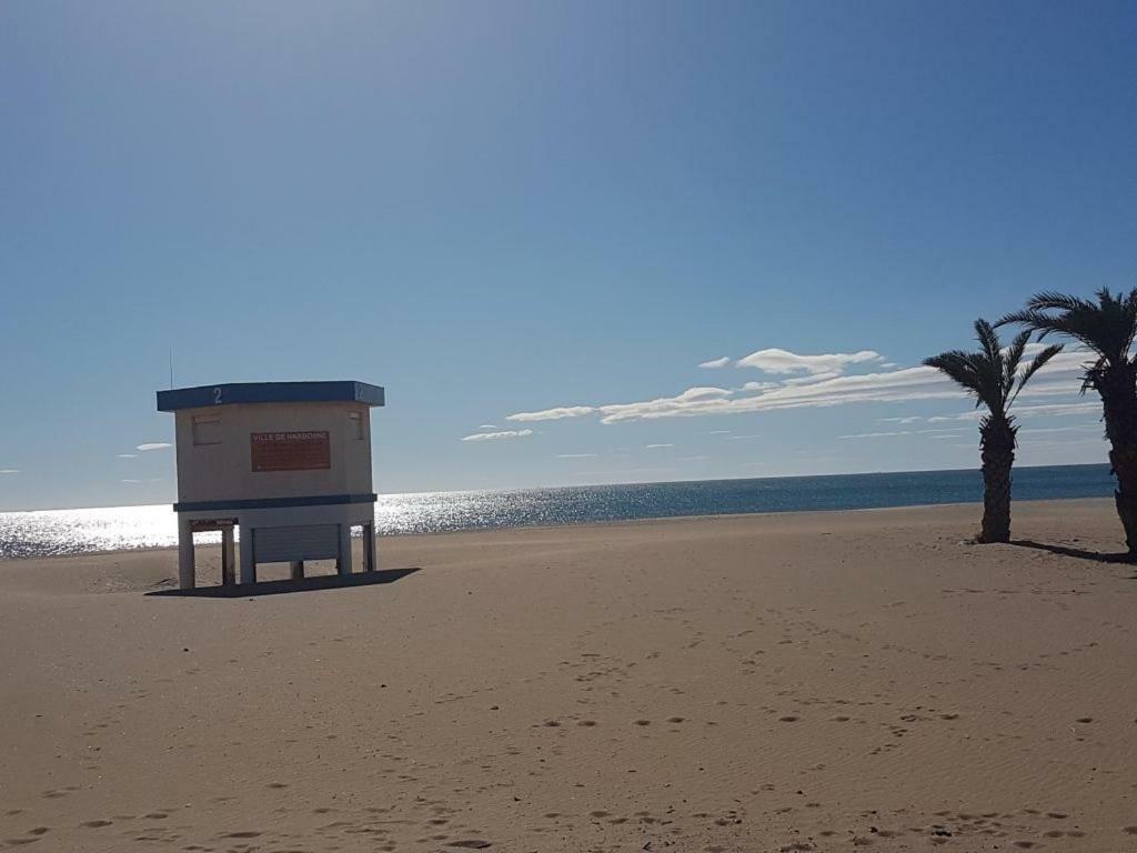 T3 Vue Mer Et Plage, Avec Wifi Et Parking Saint-Pierre-la-Mer  Ngoại thất bức ảnh